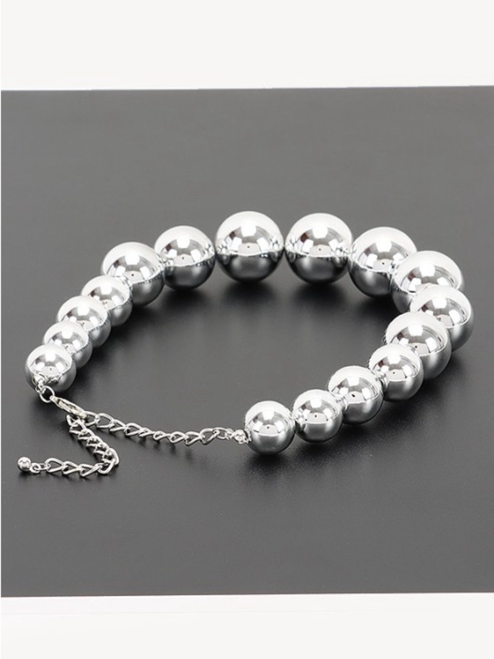 Multi Round Bead Necklace - Picture 9 of 9